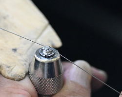 彫金教室・ジュエリースクール　製作風景