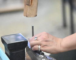 彫金教室・ジュエリースクール　製作風景