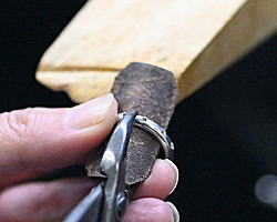 彫金教室・ジュエリースクール　製作風景